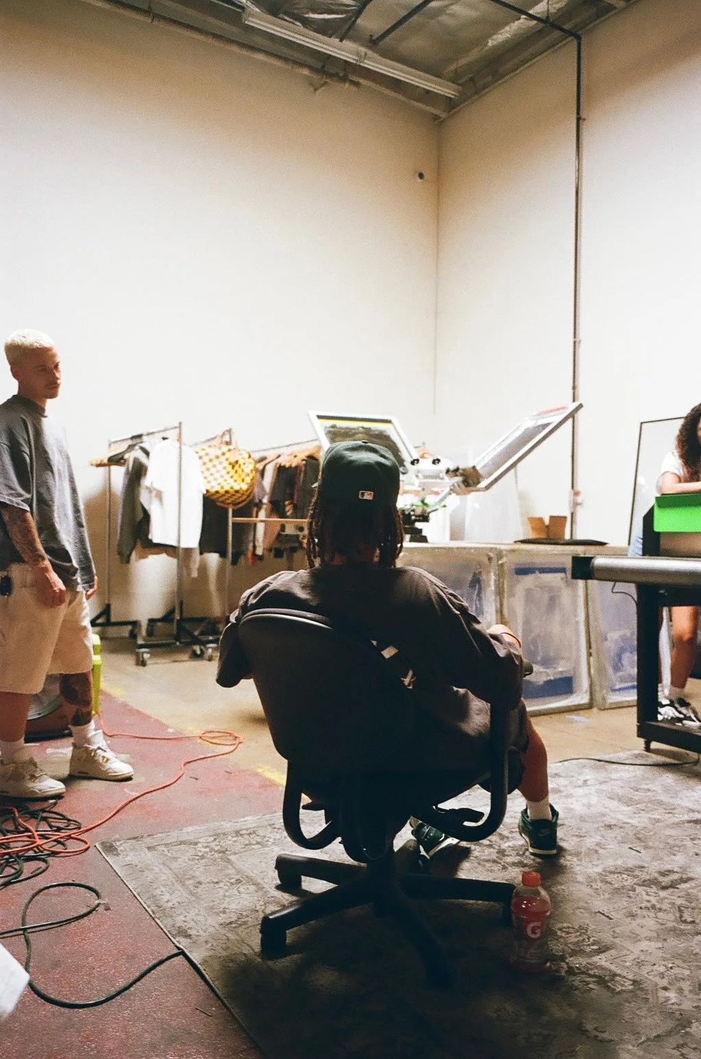 Cannon Mitchel SS26 lookbook production frame.